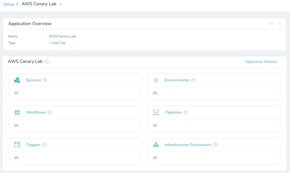 Application Setup
